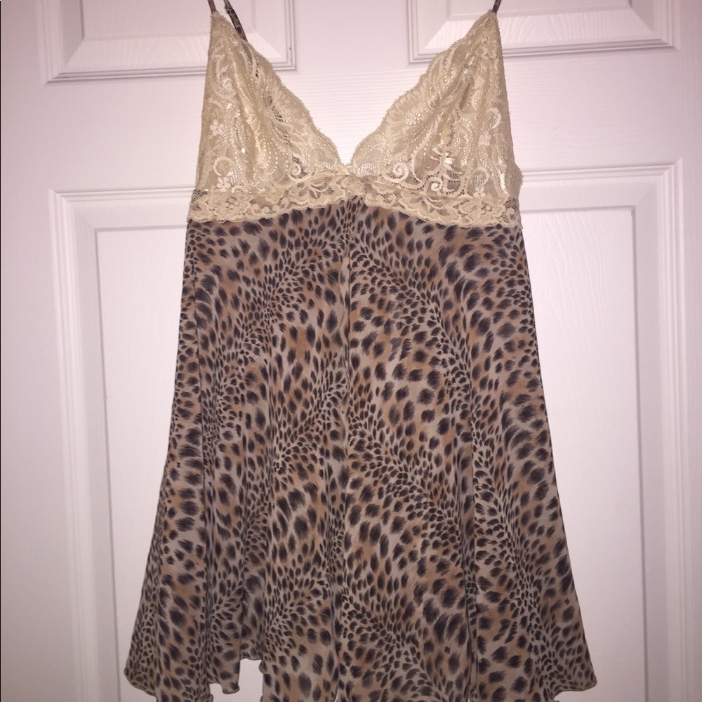 Victoria’s Secret Animal Print Chemise